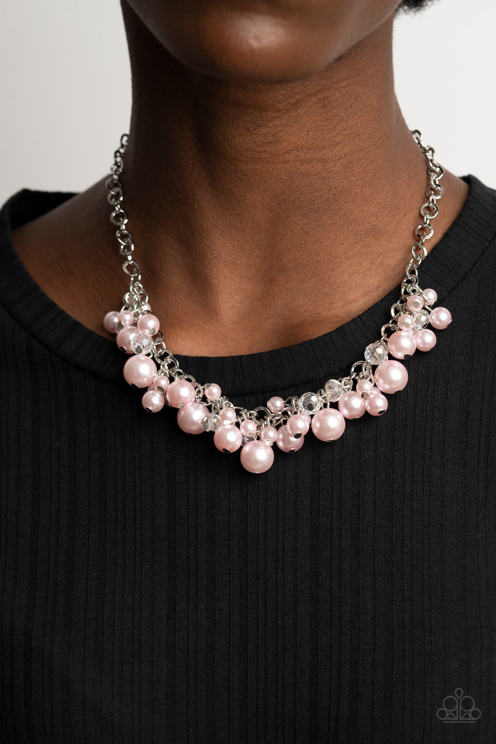 Positively PEARL-escent - Pink Necklace