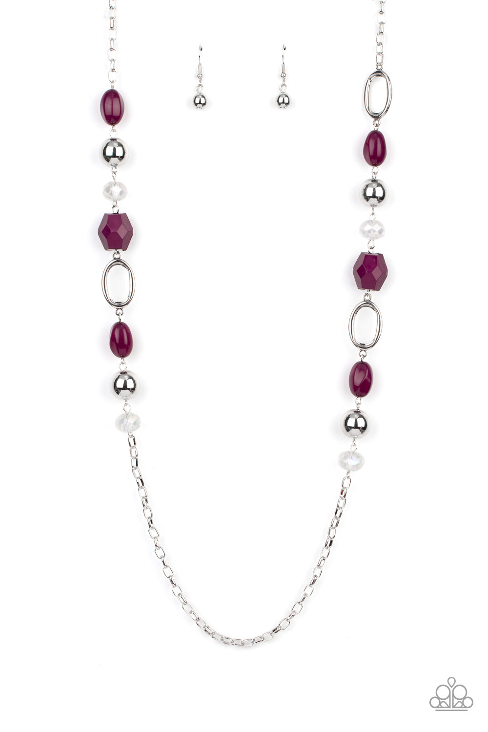 Vivid Variety - Purple Necklace