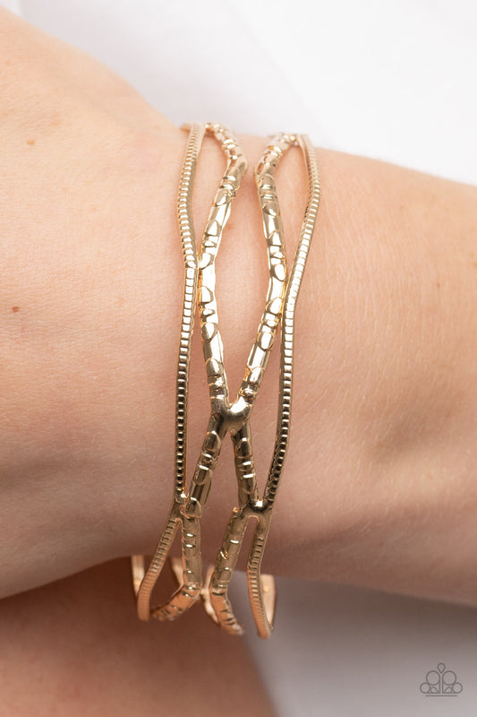 A Narrow ESCAPADE - Gold Bracelet