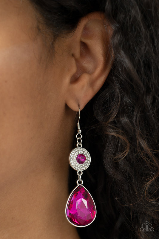 Collecting My Royalties - Pink Earrings