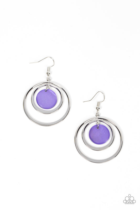 Mai Tai Tango - Purple Earrings