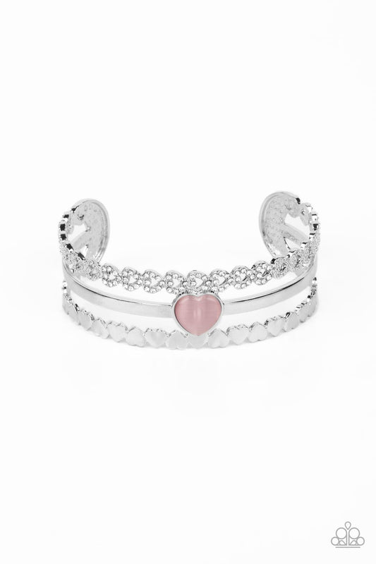 You Win My Heart - Pink Bracelet